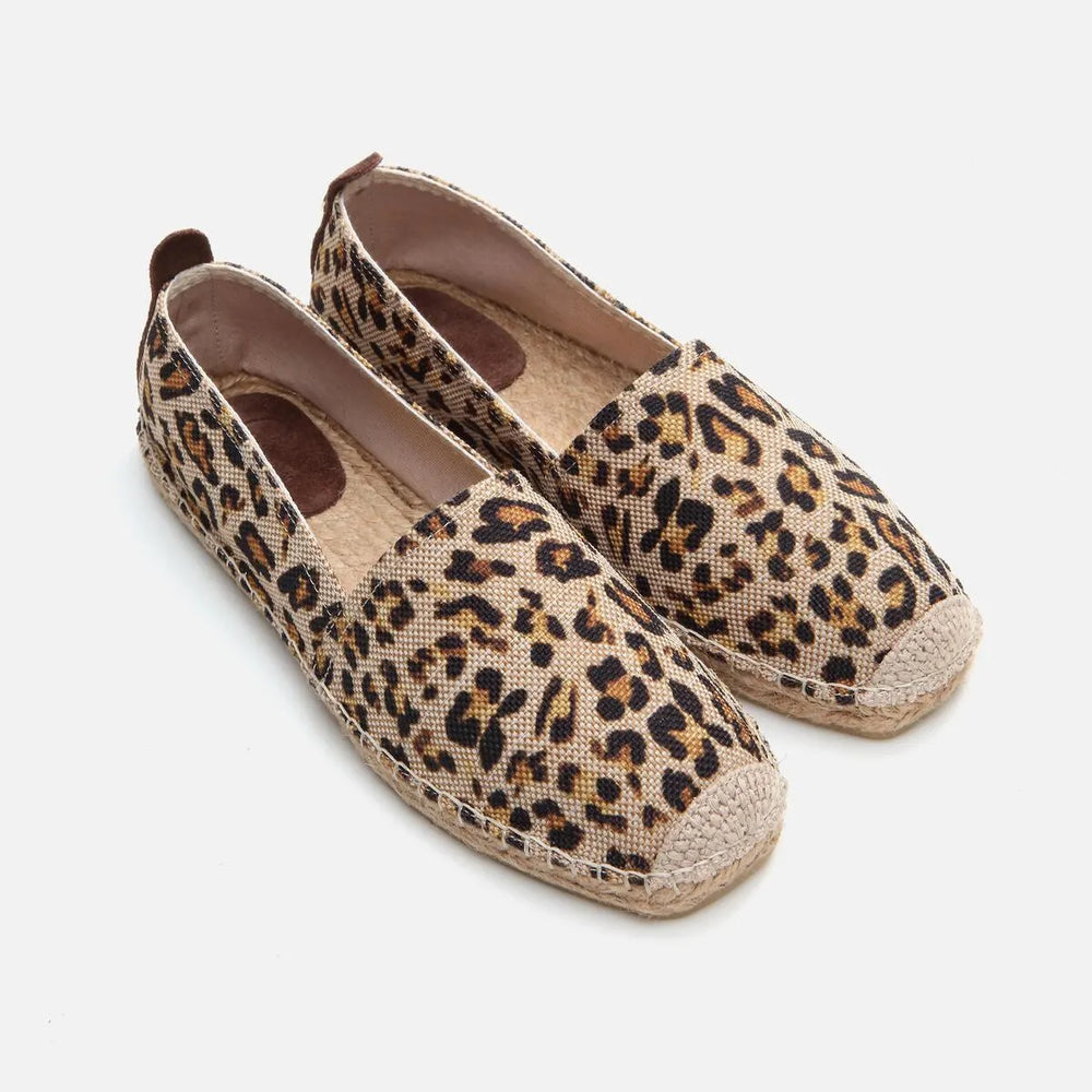 Tenny Leopar Kadın Düz Espadril