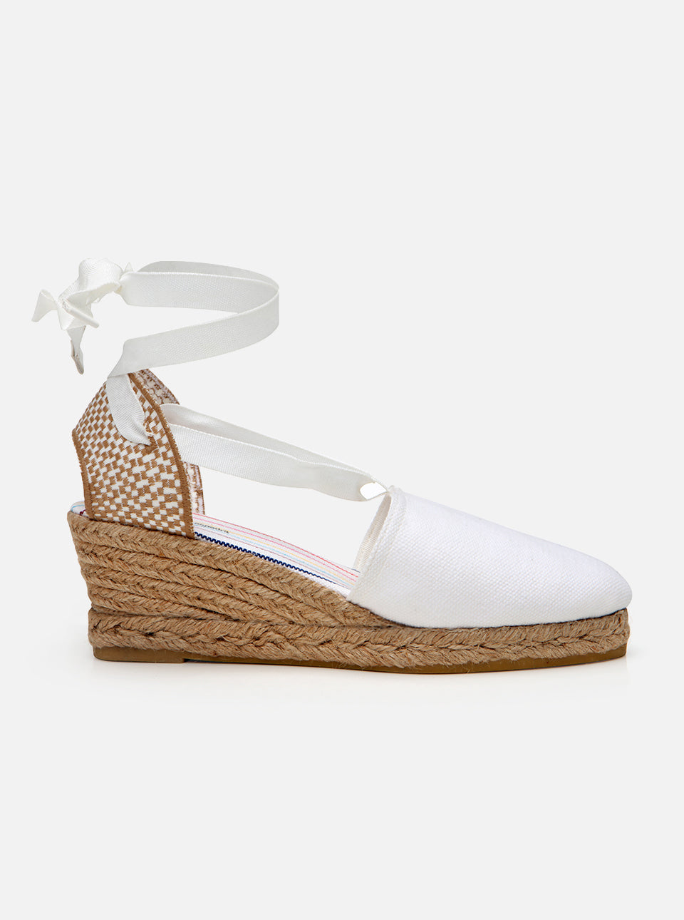 Molly Beyaz Kadın Dolgu Topuklu Espadril