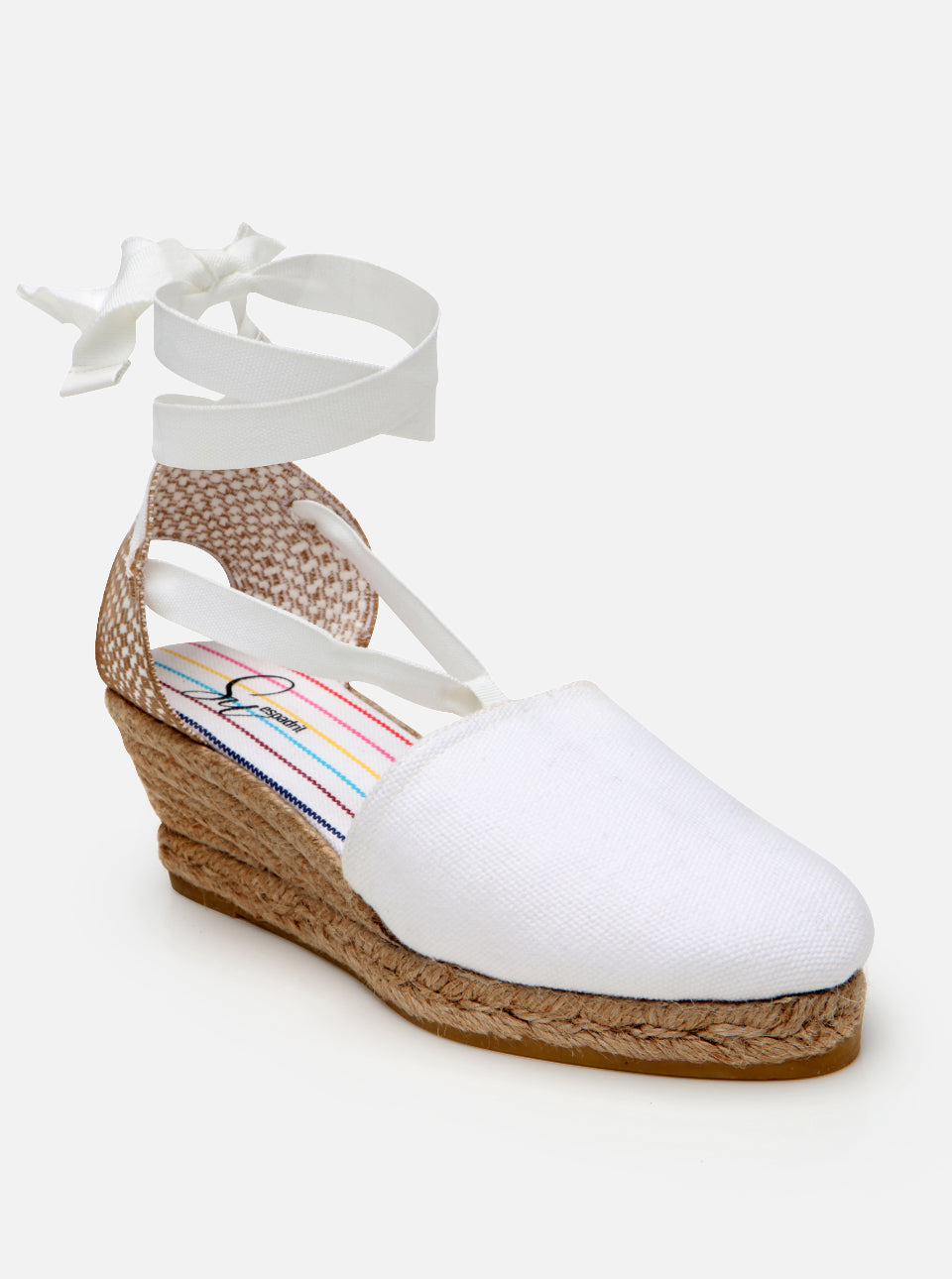 Molly Beyaz Kadın Dolgu Topuklu Espadril
