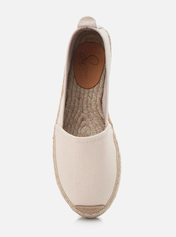 
                      
                        Aileen Ecru Women's Plain Espadrilles
                      
                    