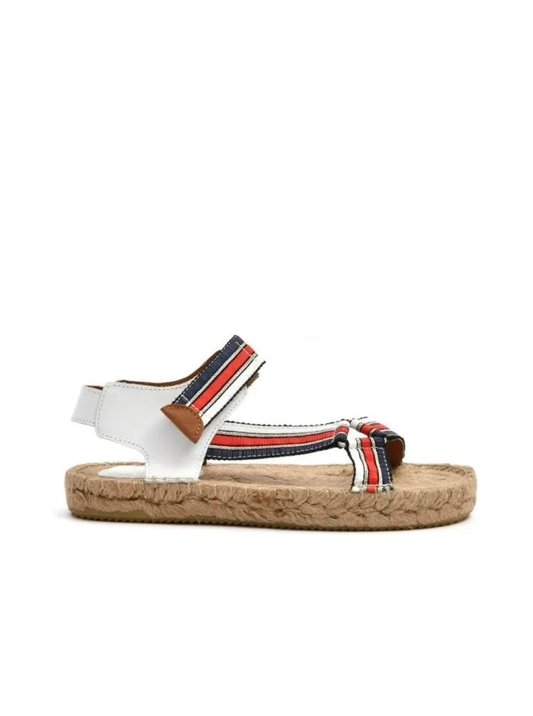 Yoan White Women's Espadrille Sandals