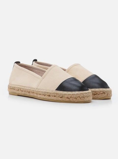 
                      
                        Adrian Ecru Women's Plain Espadrilles
                      
                    