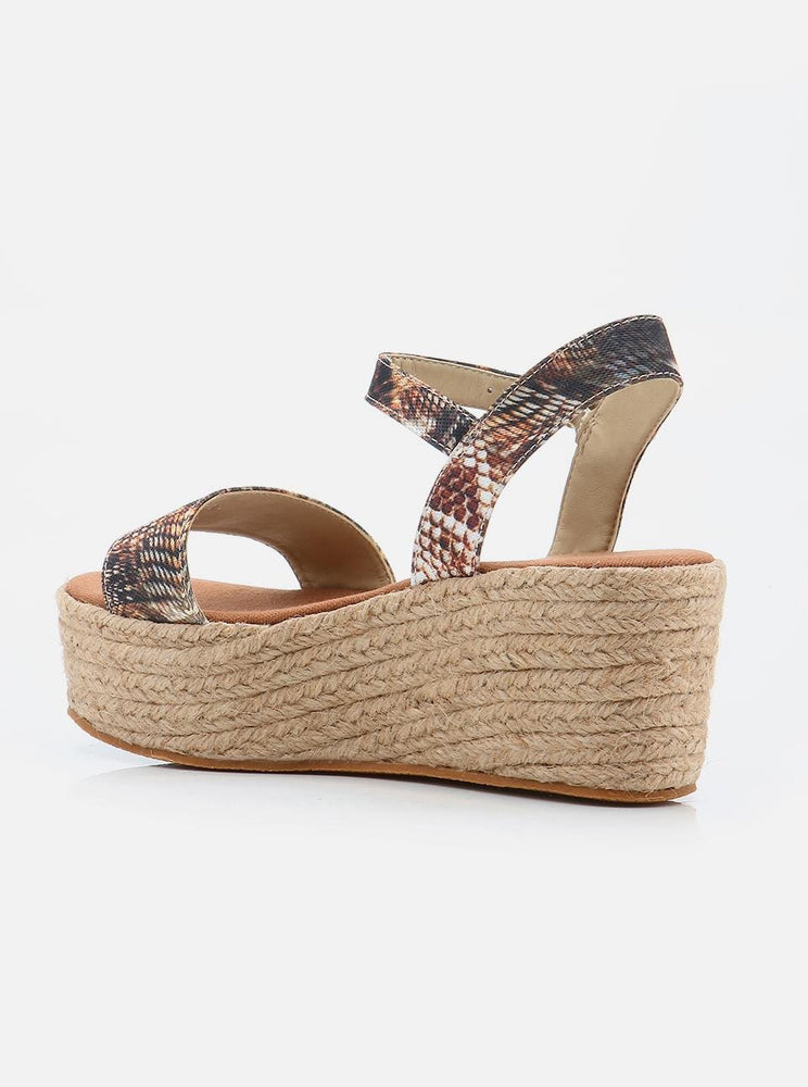 
                      
                        Agrillia Brown Women's Platform Heeled Espadrille
                      
                    