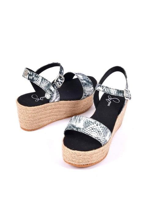 
                      
                        Agrillia Black Women's Platform Heeled Espadrille
                      
                    