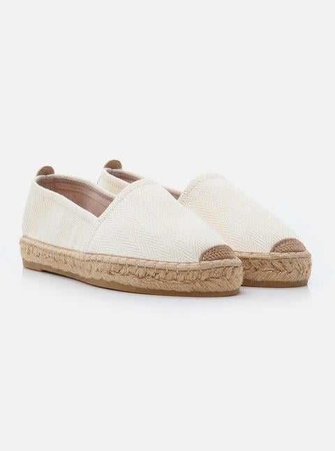 
                      
                        Aiden White Women's Flat Espadrille
                      
                    