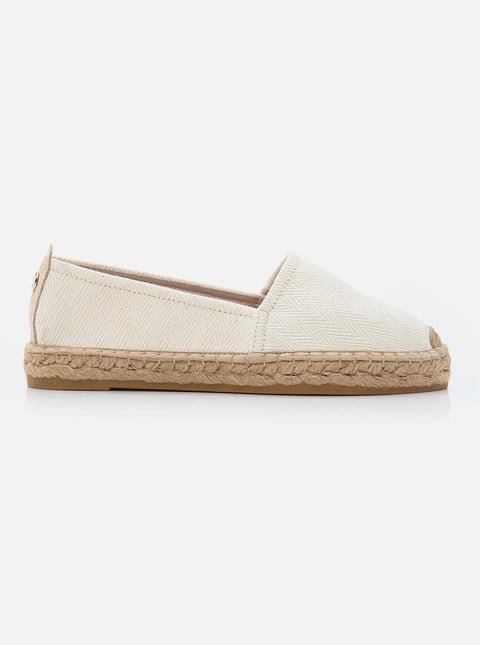 
                      
                        Aiden White Women's Flat Espadrille
                      
                    