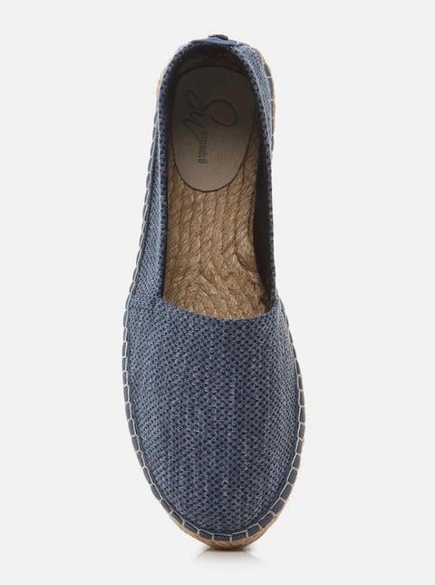 
                      
                        Aiden Indigo Blue Women's Flat Espadrille
                      
                    