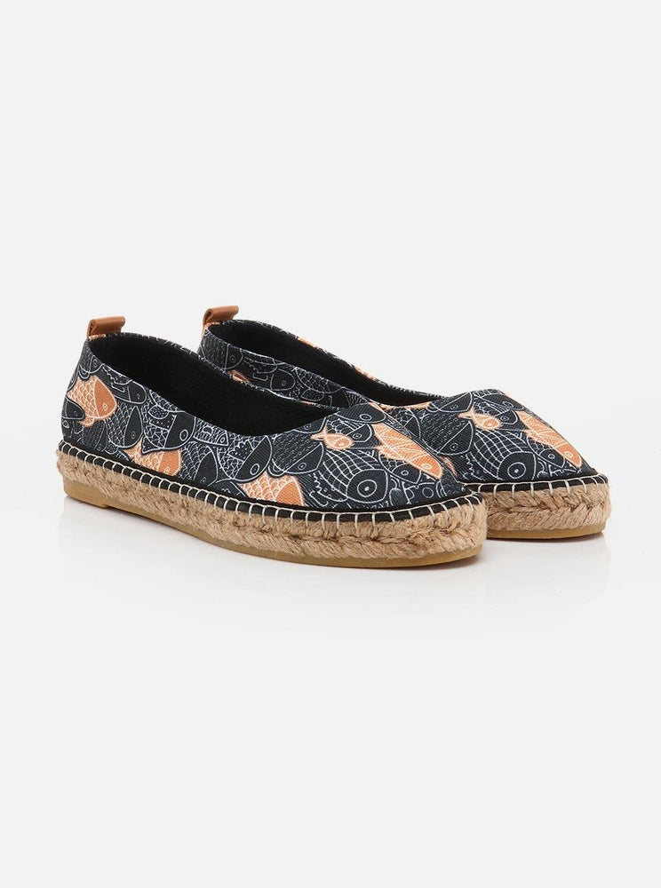 
                      
                        Aieline Black Women's Flat Espadrille
                      
                    