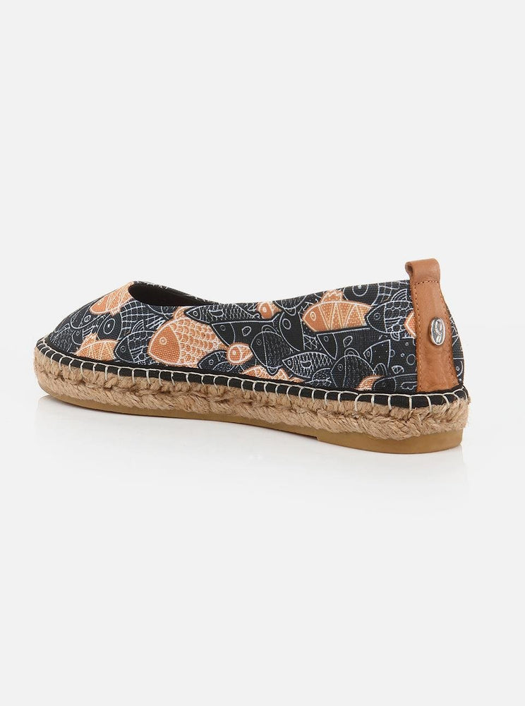 
                      
                        Aieline Black Women's Flat Espadrille
                      
                    