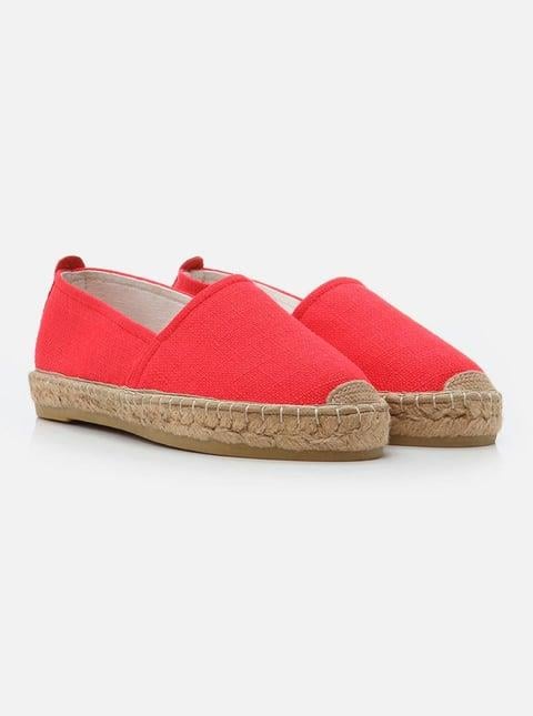 
                      
                        Aileen Red Women's Flat Espadrilles
                      
                    