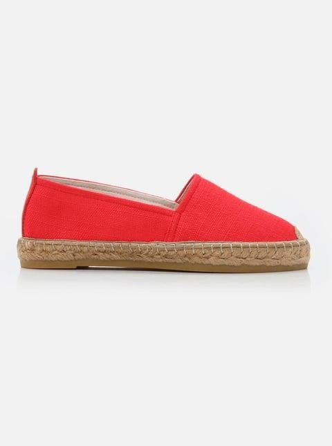 Aileen Red Women's Flat Espadrilles