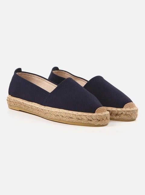 
                      
                        Aileen Navy Blue Women's Plain Espadrilles
                      
                    