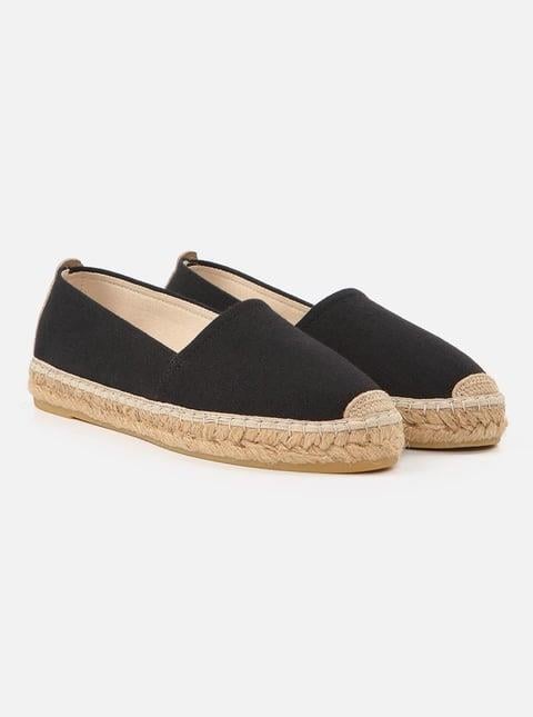 
                      
                        Aileen Black Women's Plain Espadrilles
                      
                    