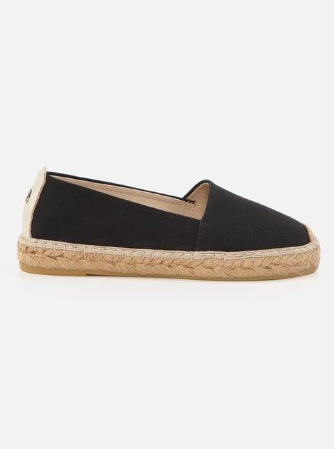 Aileen Black Women's Plain Espadrilles