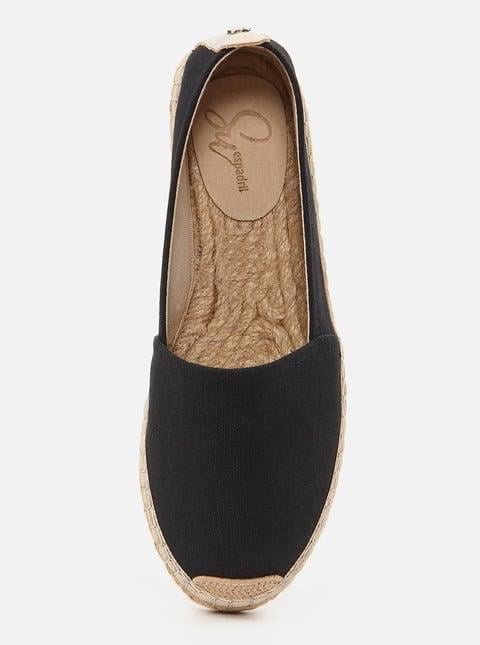 
                      
                        Aileen Black Women's Plain Espadrilles
                      
                    