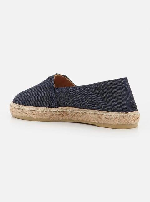 
                      
                        Alaina Navy Blue Women's Flat Espadrille
                      
                    