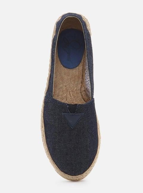 
                      
                        Alaina Navy Blue Women's Flat Espadrille
                      
                    