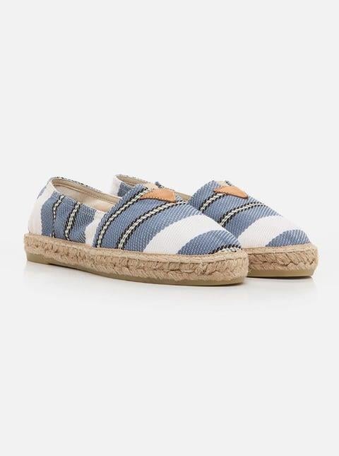 Alani Blue Women's Flat Espadrille