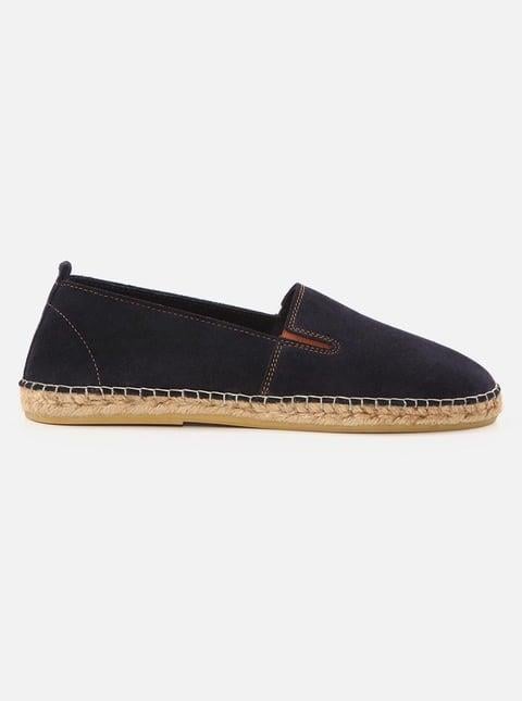 
                      
                        Alessio Navy Blue Men's Suede Flat Espadrille
                      
                    