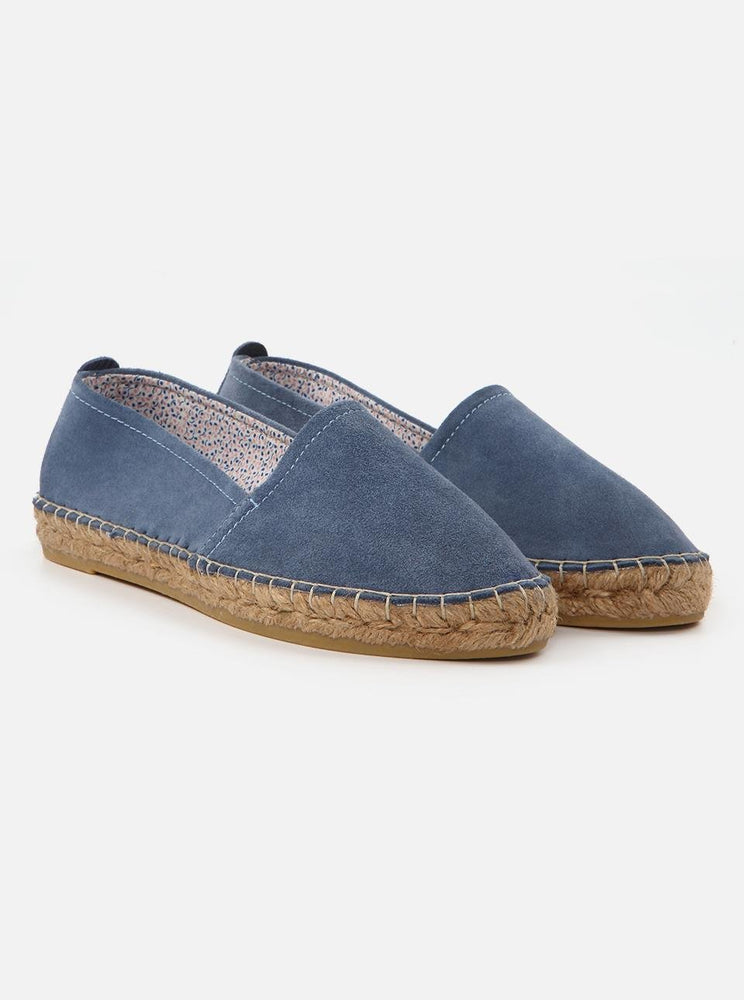 Alice Indigo Blue Women's Flat Espadrille