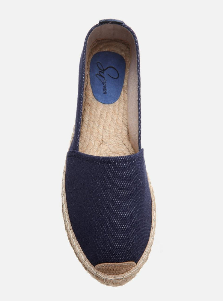 
                      
                        Alleen Navy Blue Women's Plain Espadrilles
                      
                    