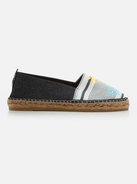 
                      
                        Amelia Black Women's Flat Espadrilles
                      
                    