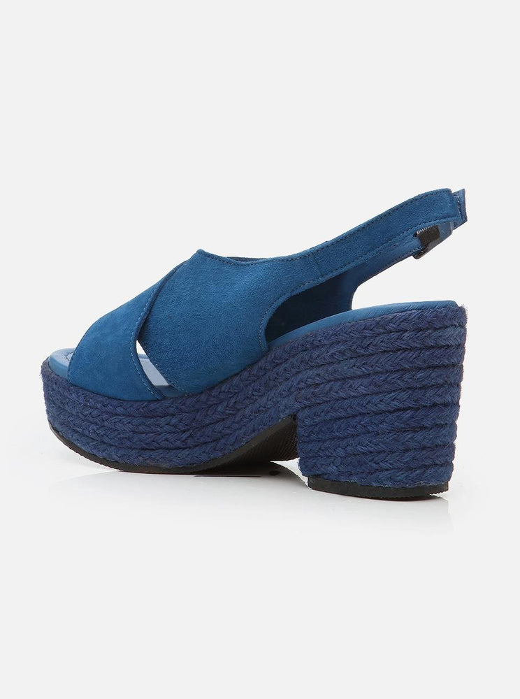 
                      
                        Amore Blue Women's Platform Heeled Espadrilles
                      
                    