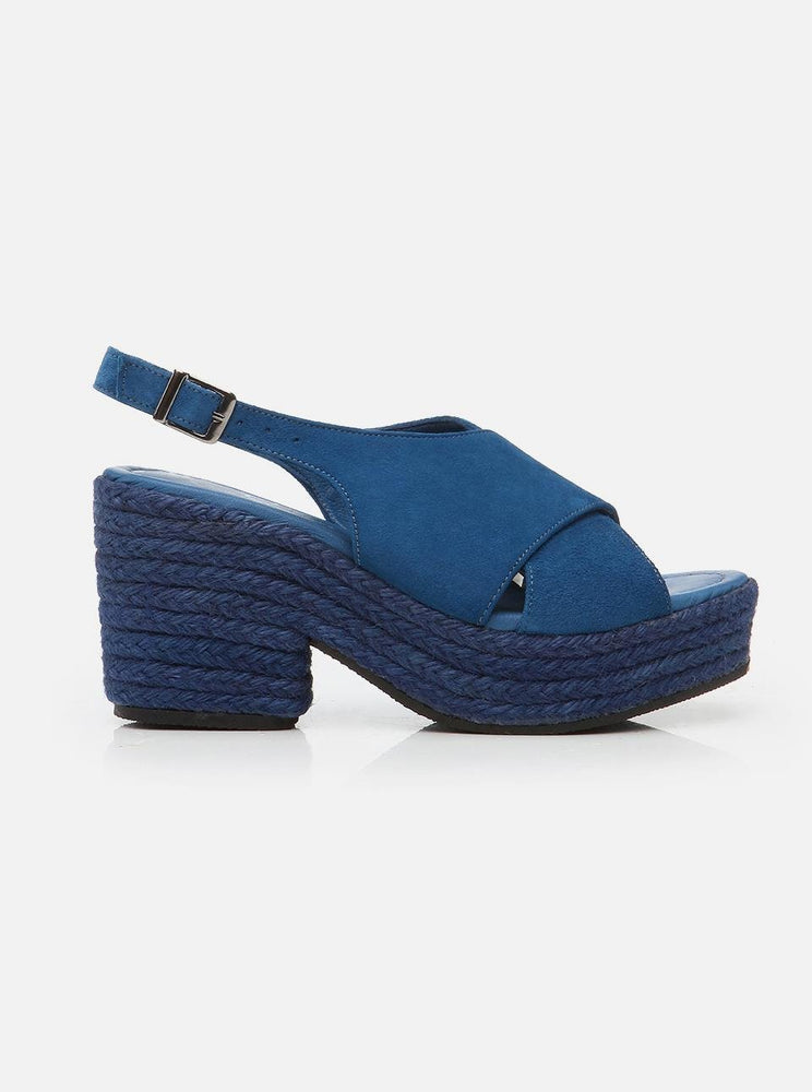 
                      
                        Amore Blue Women's Platform Heeled Espadrilles
                      
                    