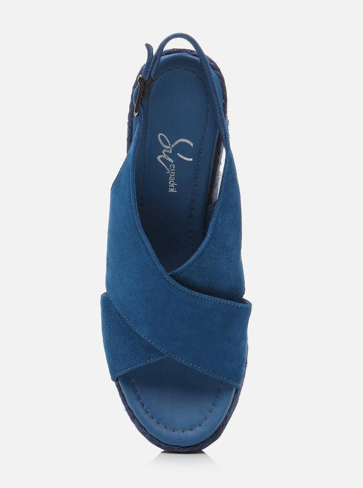 
                      
                        Amore Blue Women's Platform Heeled Espadrilles
                      
                    