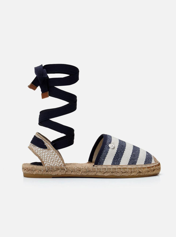 Annie Navy Blue Women's Espadrille Sandal