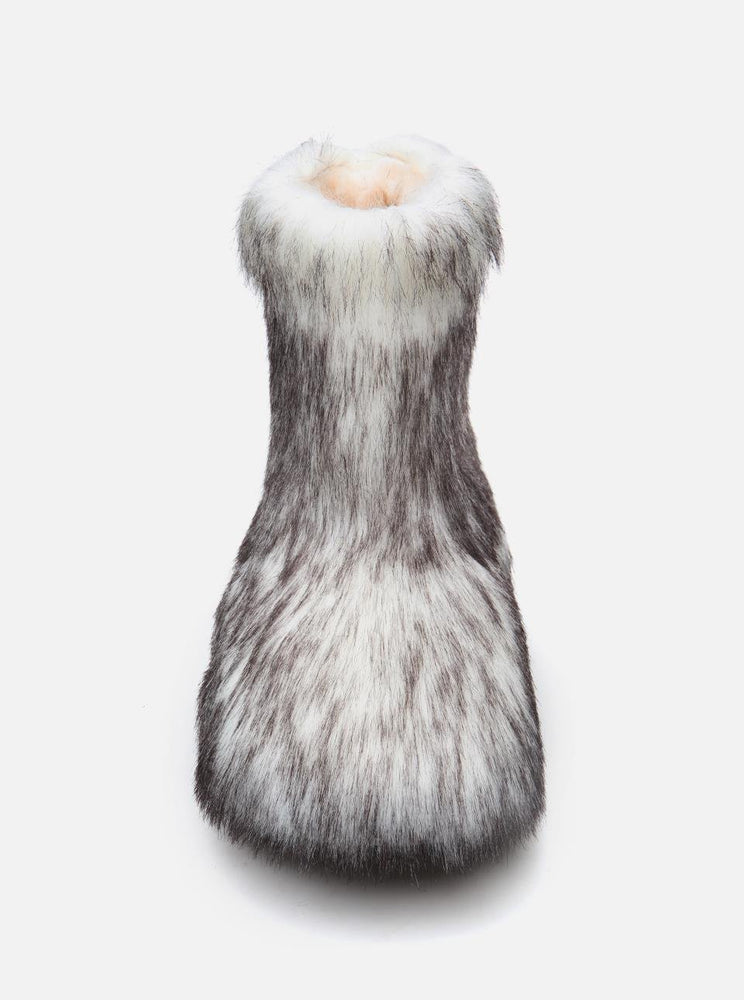 
                      
                        Apreski White Women's Faux Fur Boots
                      
                    