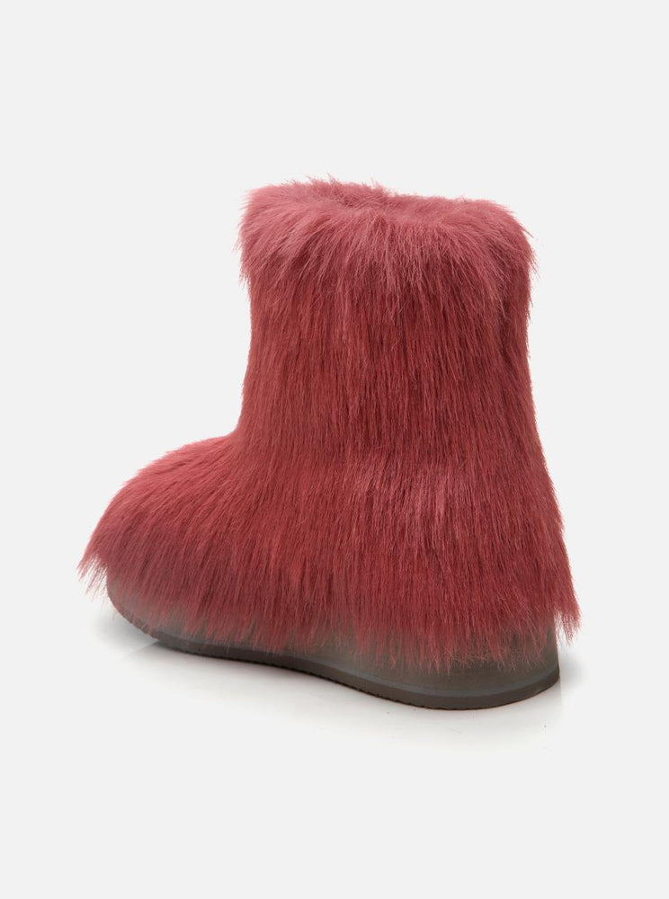 
                      
                        Apreski Dusty Rose Women's Faux Fur Boots
                      
                    