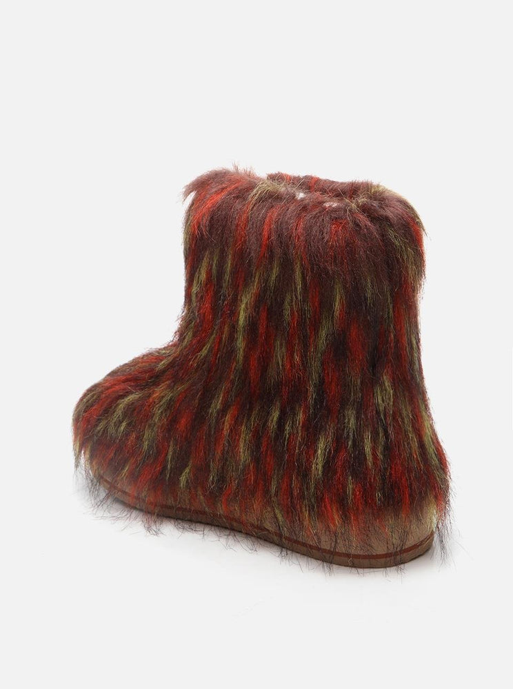 
                      
                        Apreski Brown Women's Faux Fur Boots
                      
                    