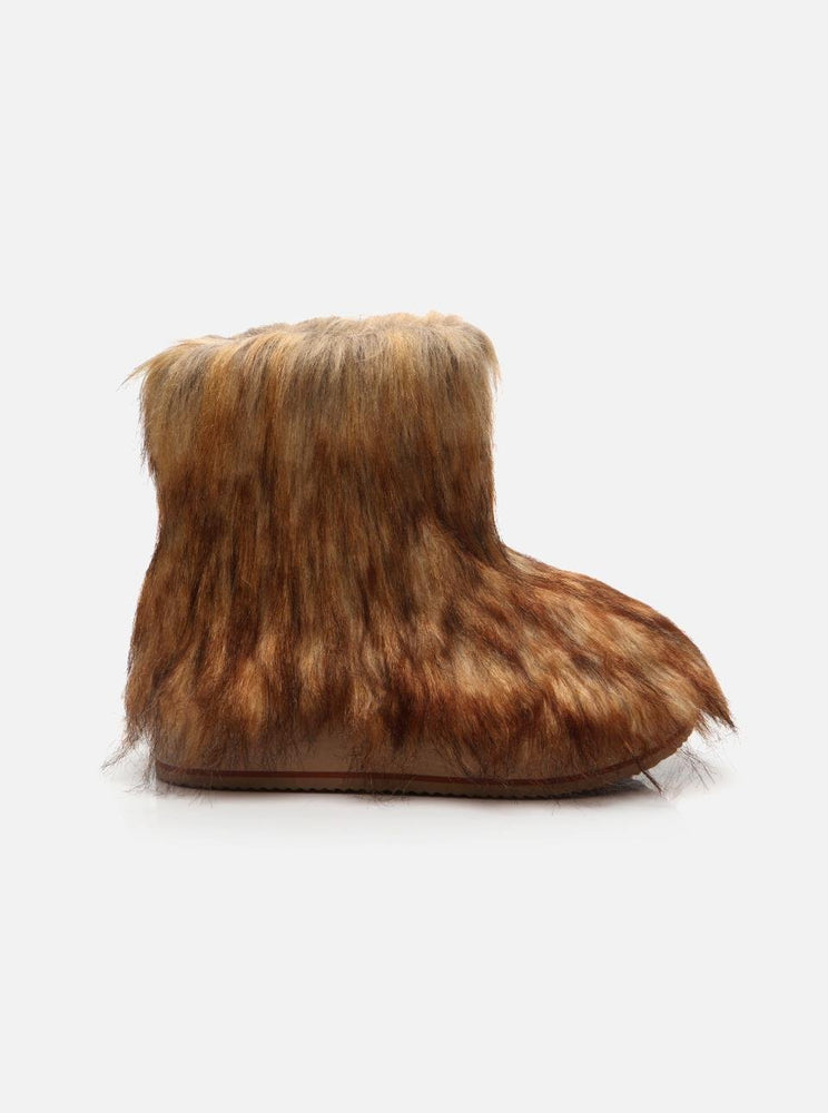 
                      
                        Apreski Tan Women's Faux Fur Boots
                      
                    