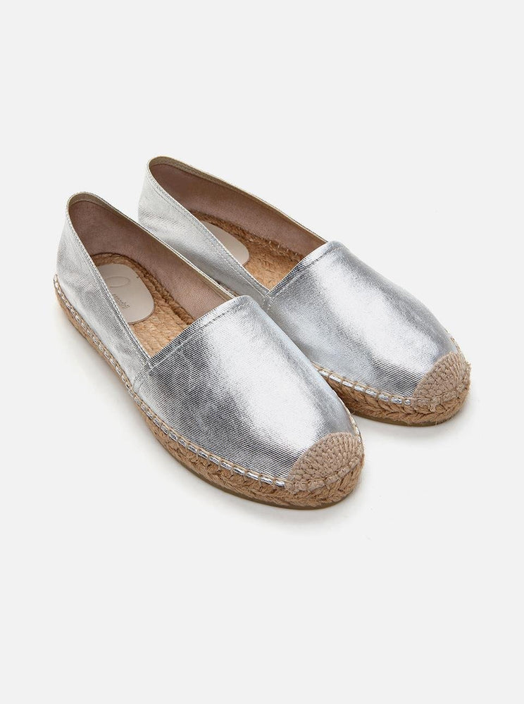 
                      
                        Ari Silver Women's Flat Espadrilles
                      
                    