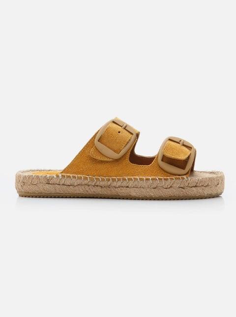 
                      
                        Aria Mustard Women's Espadrille Slippers
                      
                    