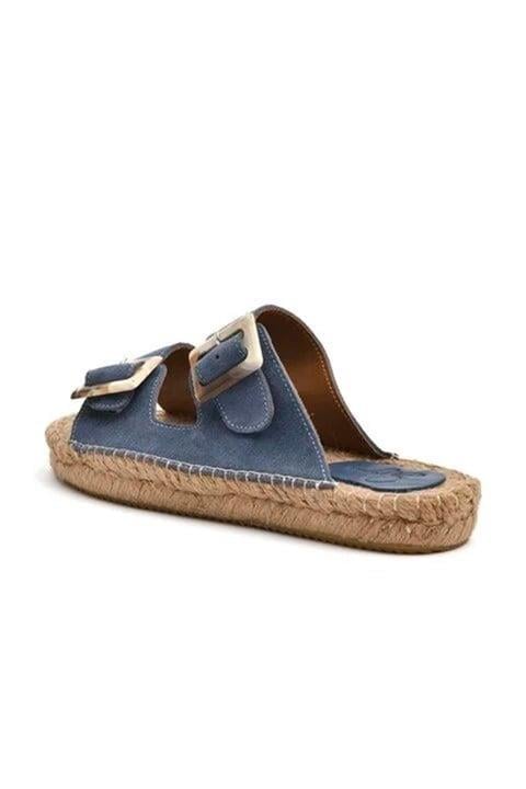 
                      
                        Aria Indigo Blue Women's Espadrille Slippers
                      
                    