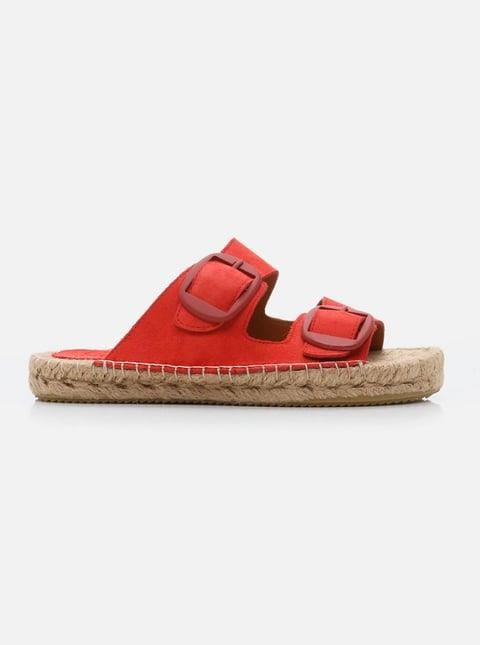 
                      
                        Aria Red Women's Espadrille Slippers
                      
                    