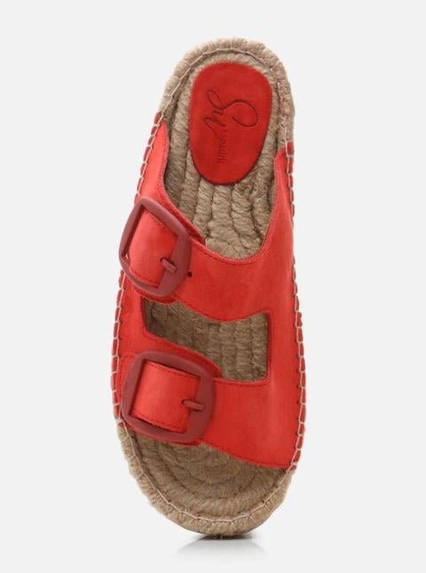 
                      
                        Aria Red Women's Espadrille Slippers
                      
                    