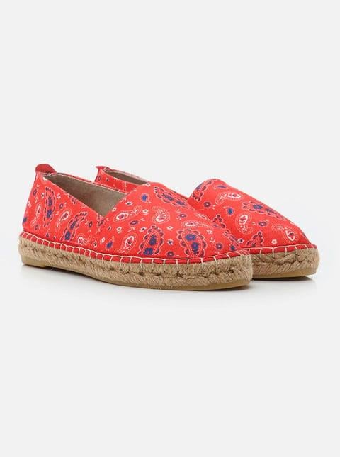 
                      
                        Artsy Red Women's Flat Espadrille
                      
                    