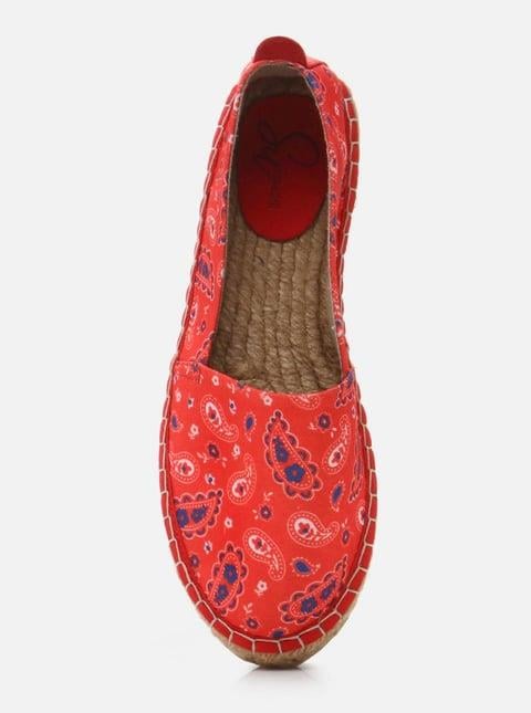 
                      
                        Artsy Red Women's Flat Espadrille
                      
                    