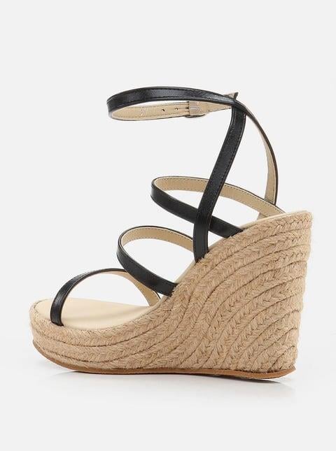 
                      
                        Black Women's Platform Heeled Espadrille
                      
                    