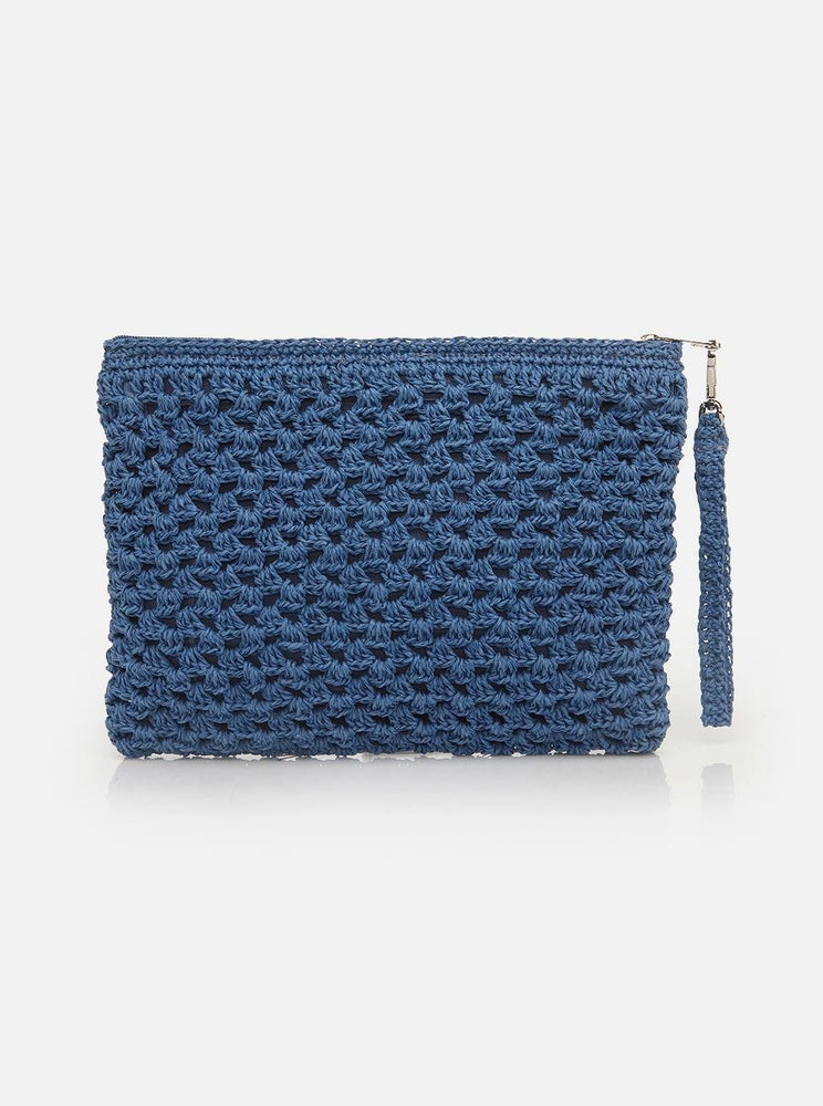 
                      
                        Ayla Navy Blue Women's Handmade Knitted Bag
                      
                    