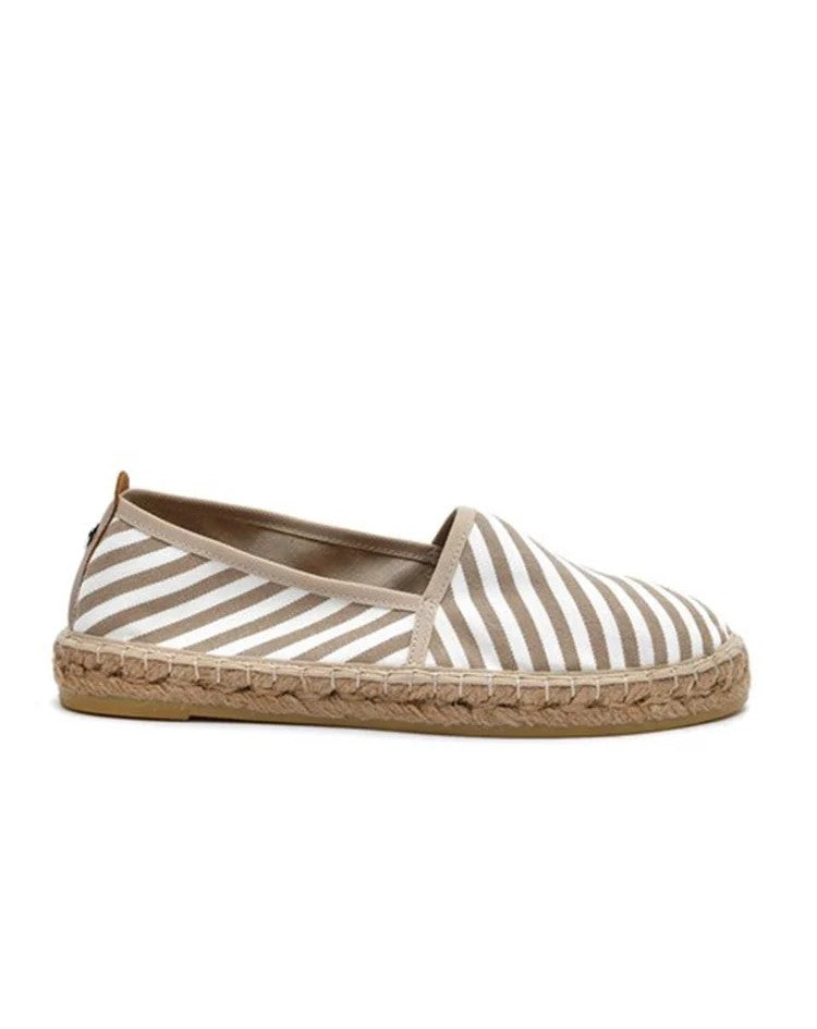 Diega Beige Women's Flat Espadrilles