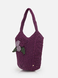Belma Mor Kadın El Örgüsü Çanta