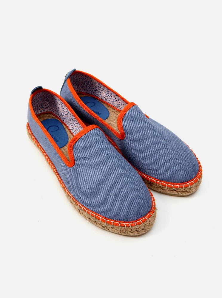 Bionda Indigo Blue Women's Flat Espadrilles