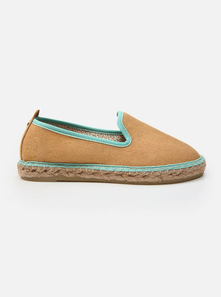 
                      
                        Bionda Dark Sand Women's Flat Espadrilles
                      
                    