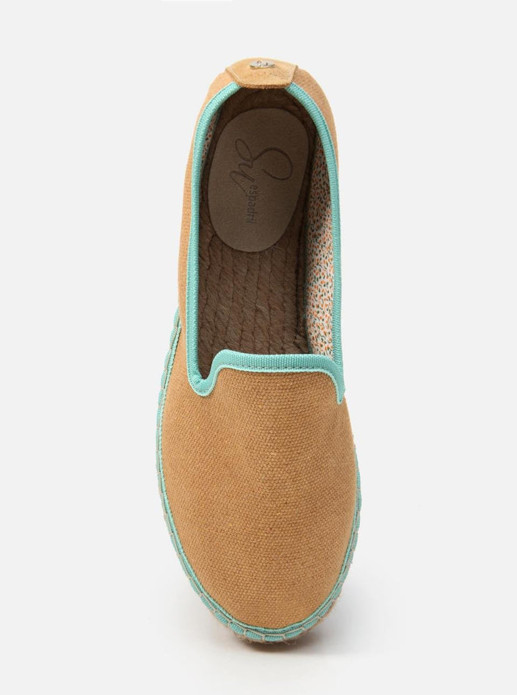 
                      
                        Bionda Dark Sand Women's Flat Espadrilles
                      
                    