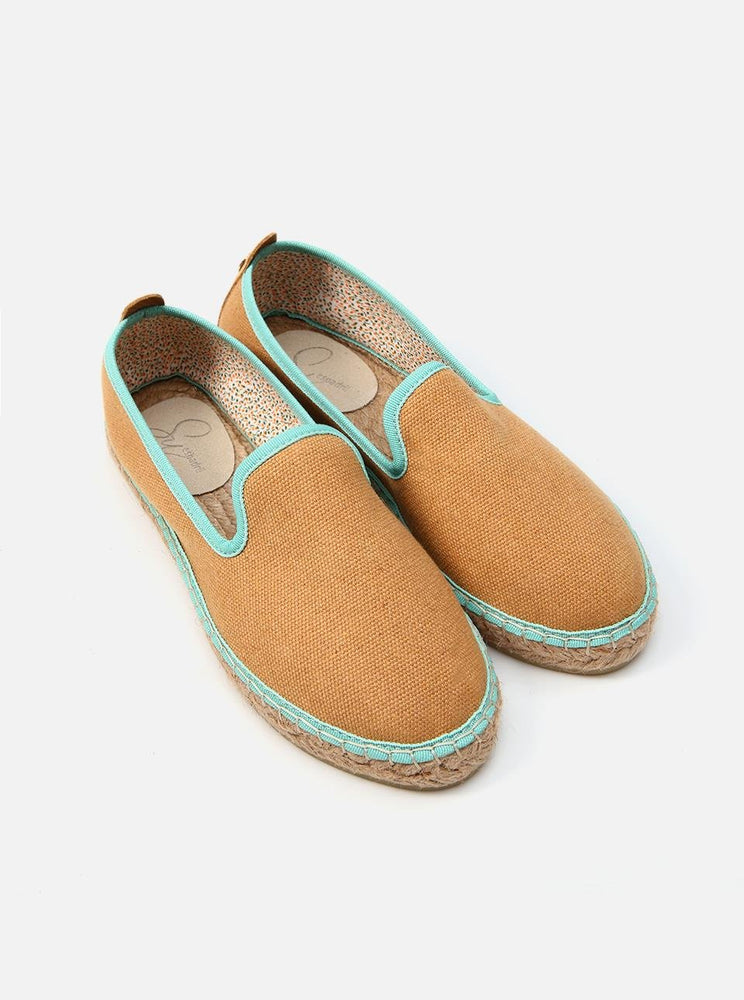 
                      
                        Bionda Dark Sand Women's Flat Espadrilles
                      
                    