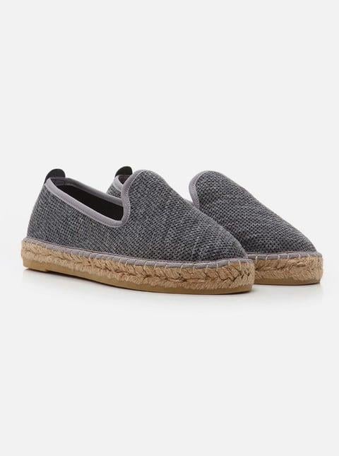 Boogy Gray Women's Flat Espadrilles